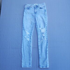 Vintage Marciano Stiletto No 97 jeans women's size 25 hard washed denim blue